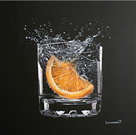 Pomeranč ve sklenici