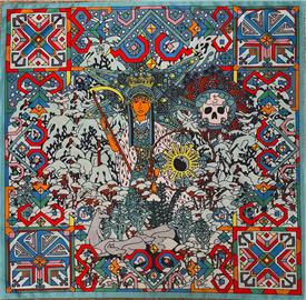 Dámský šátek s motivem bohyně Morany